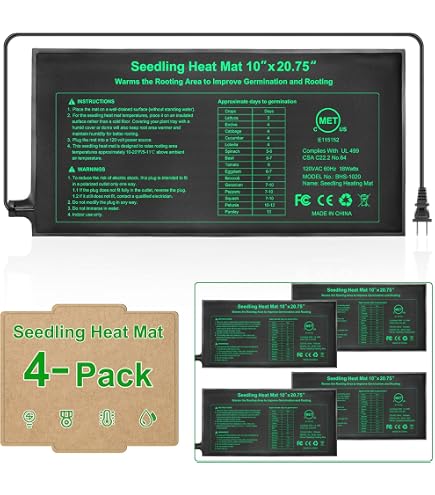 Amazon.com : Jiffy 5037 15-Watt Gro Heat Mat : Plant Germination